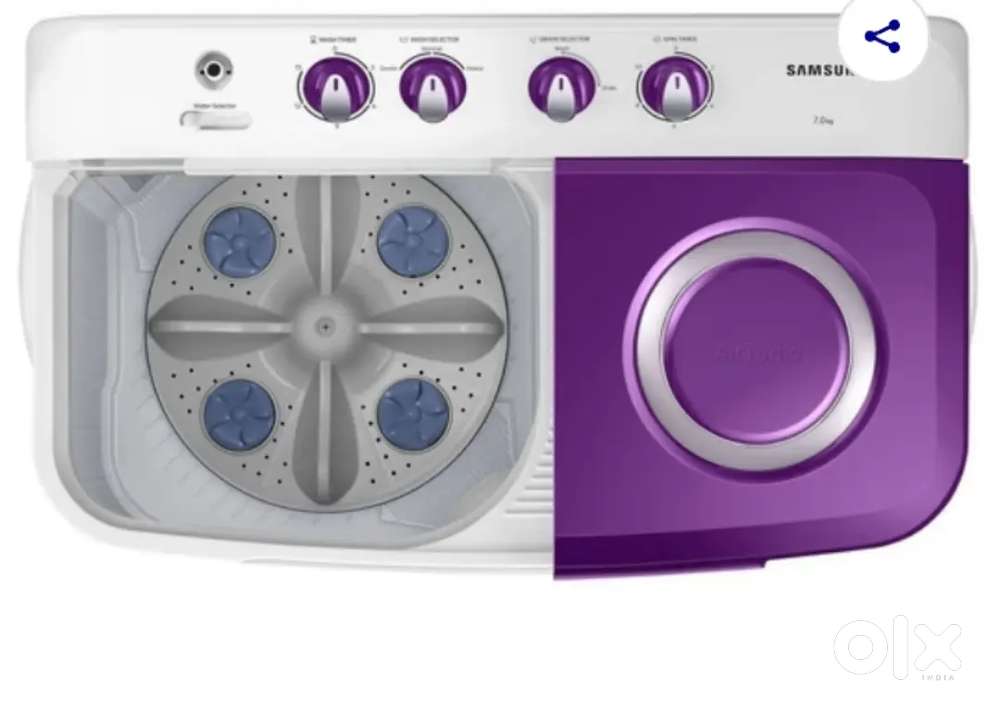 Samsung 7kg 5 star washing machine  5 years motor warranty with bill