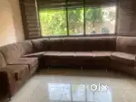 Brown 7 Seater Sofa