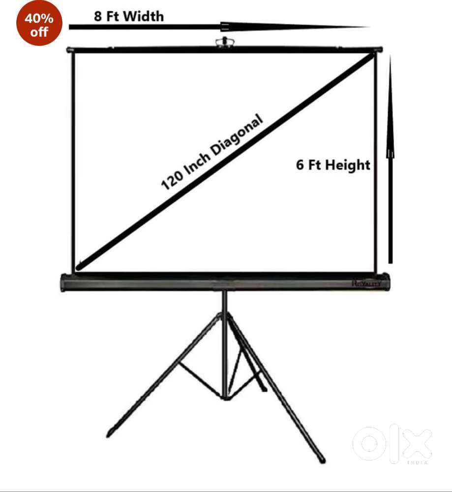 Projector Screen 6ft x 8ft