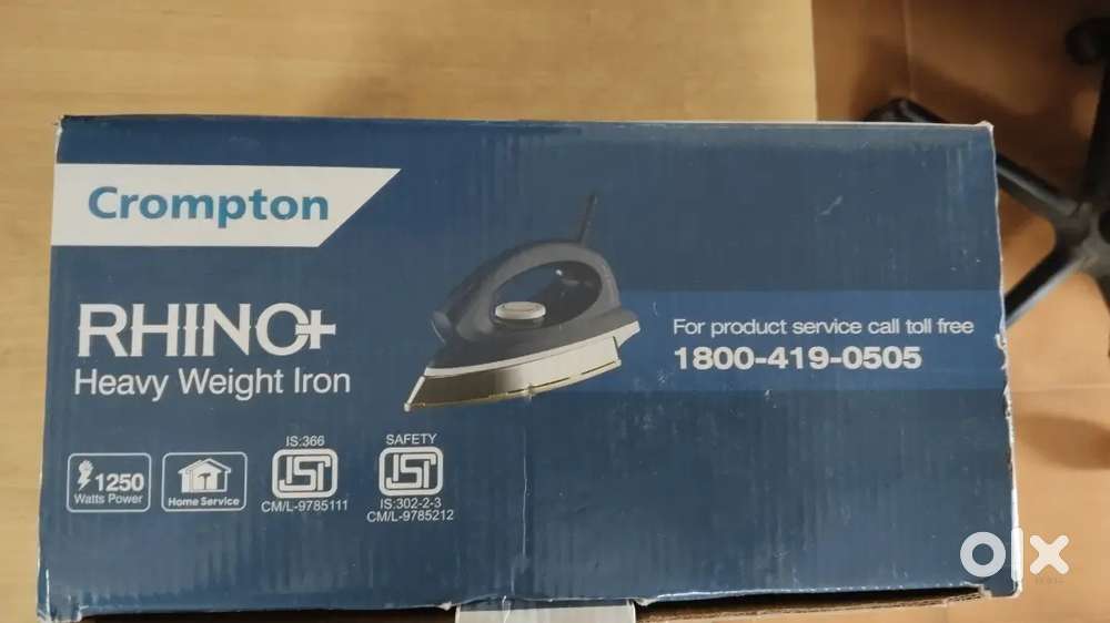 IRON BOX CROMPTON RHINO PLUS MODEL NEW UNUSED