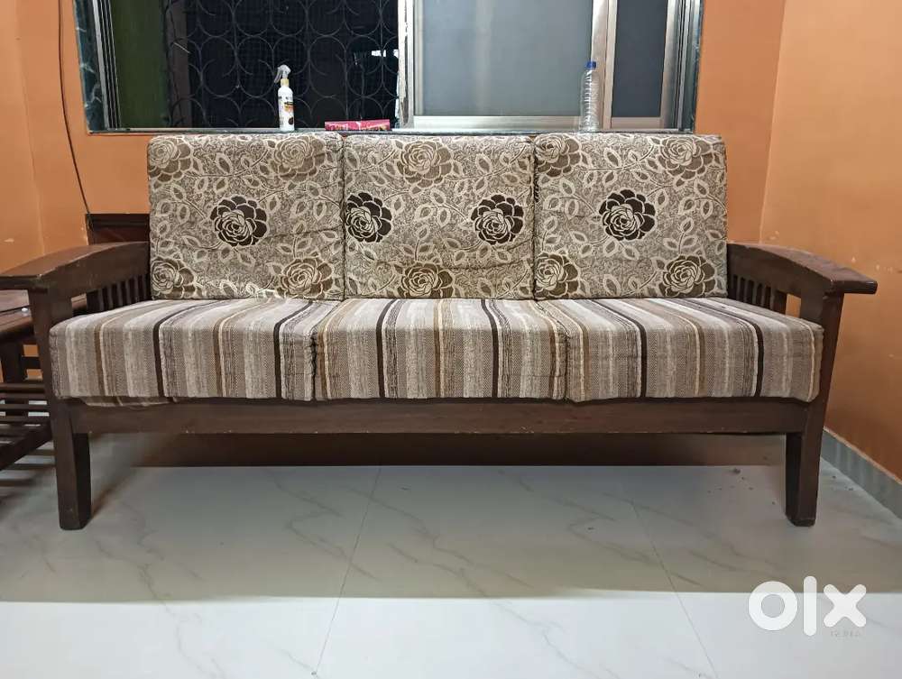 Wooden sofa set
