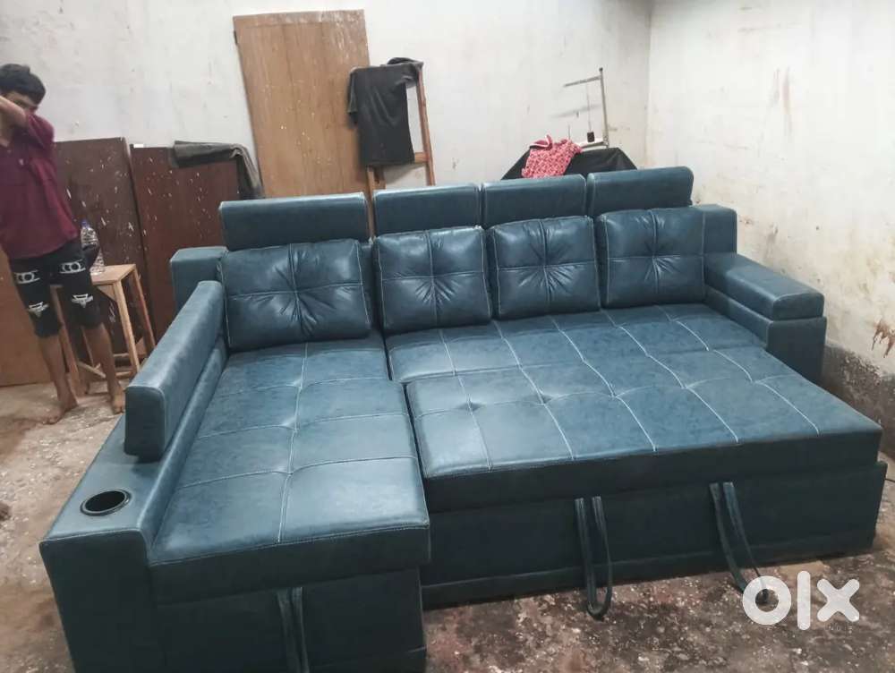 New brand l sofa cum bed and design