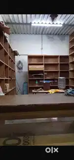 Wood shelf for shops and office use