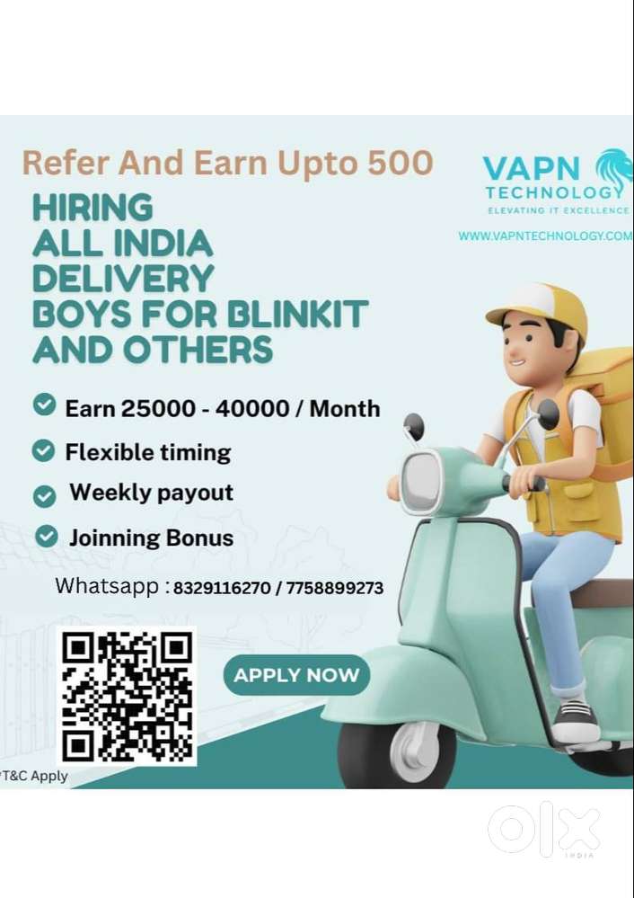 Blinklit Delivery Partner