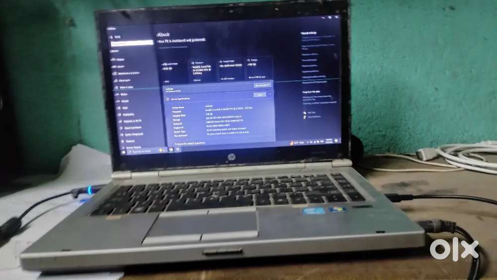 HP EliteBook 8470p laptop.