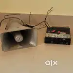 Mike set and amplifier for vehicle