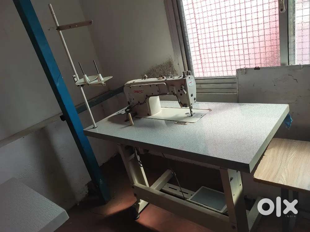 Power tailoring mechine orbit company white colour with all parts