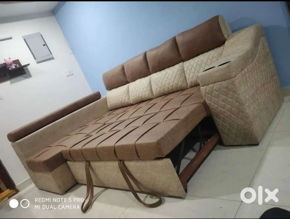 Sofa cum bed in emi available Aliyar Arham Recliner furniture