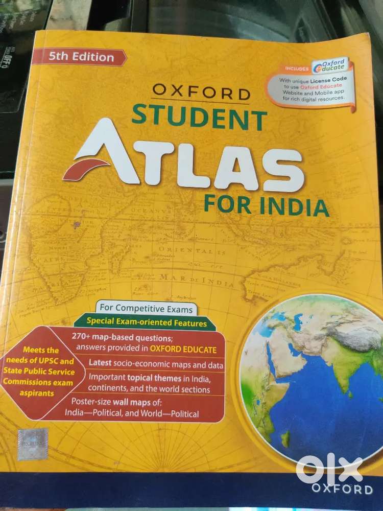 OXFORD STUDENT Atlas for India 5th edition