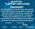 Laptop service engineer