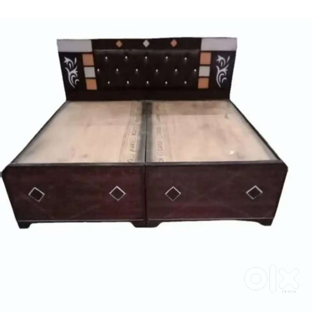 Today offer buy new double bed 3990, with box 6999 emi available