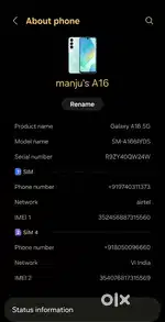 Samsong galaxy A16 5g