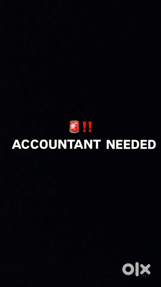 ACCOUNTANT NEEDED.