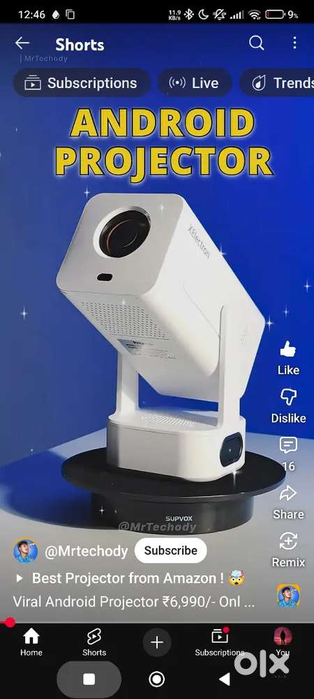 Unopened box piece package of XElectron branded projector for spotsale