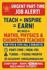 Urgent Part-Time Teaching Job!   Teach • Inspire • Earn
