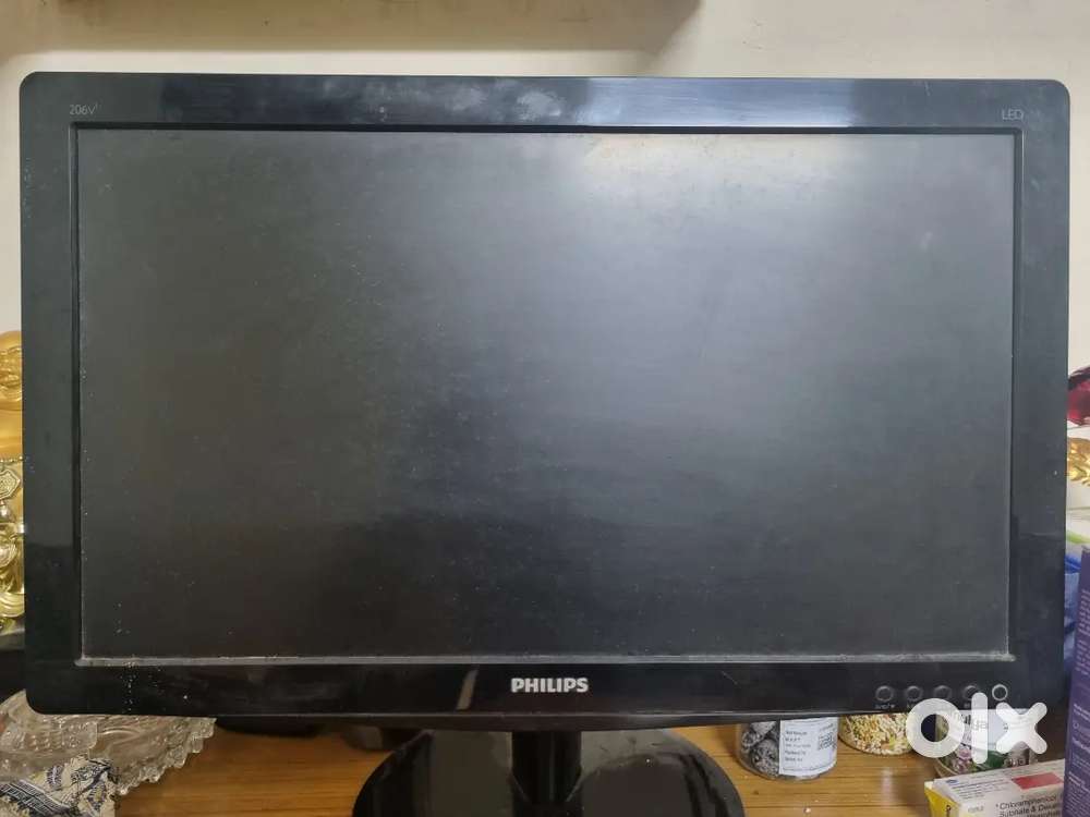 Fully Working Samsung LED Monitor, PC cabinet with motherboard and RAM