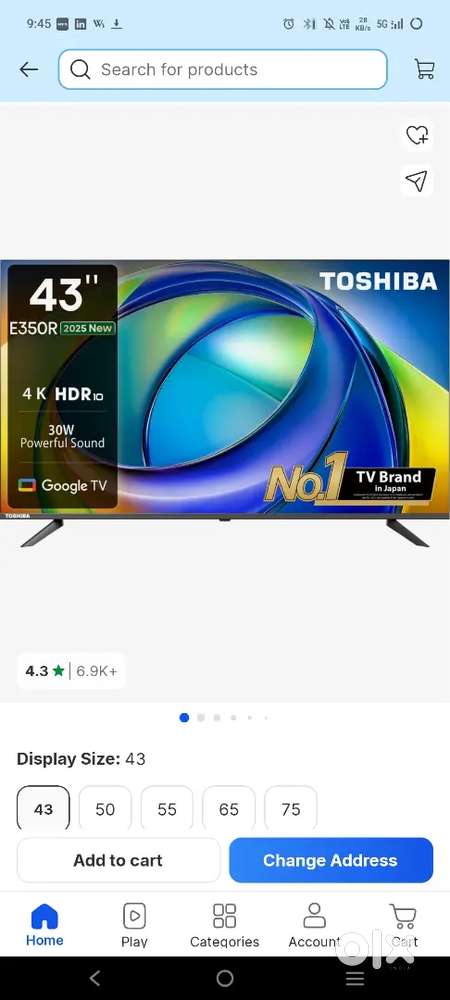 Toshiba 44