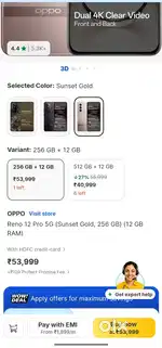 Oppo reno 12 pro 5G