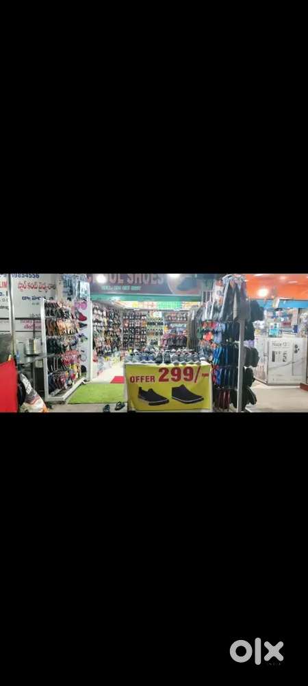 New Shop for sale, Good buissnes Mallapur main road, with furniture
