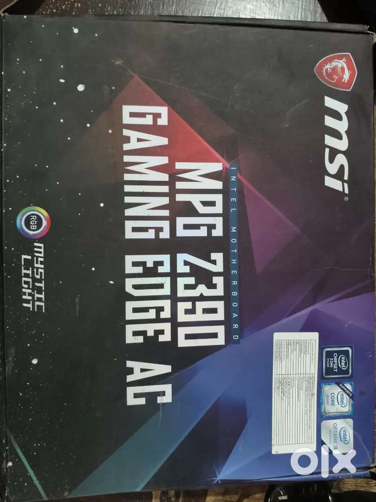 Msi mpg Z390 gaming edge motherboard with Ram