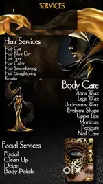 Parlour girl beautician field service