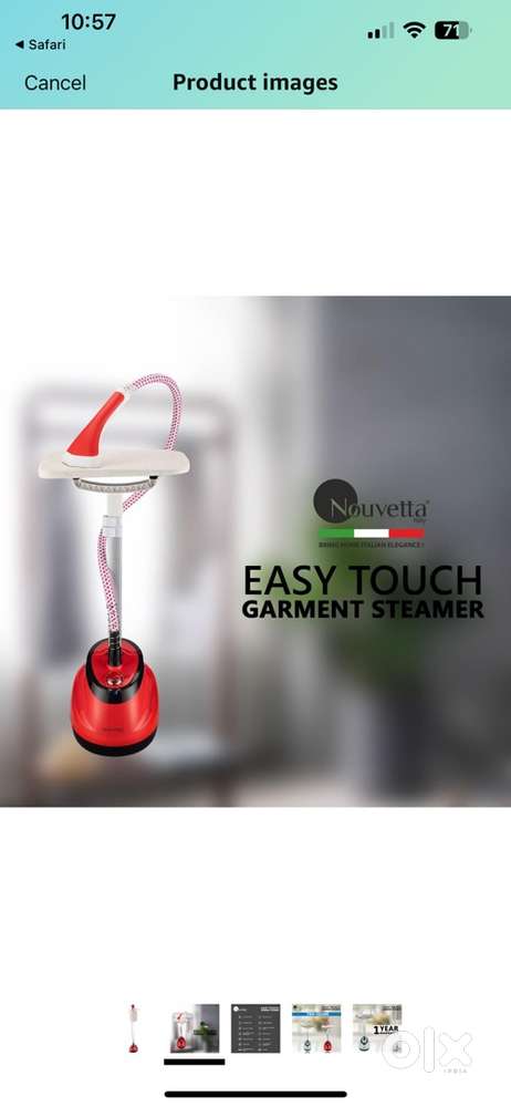 Nouvetta steam iron with stand