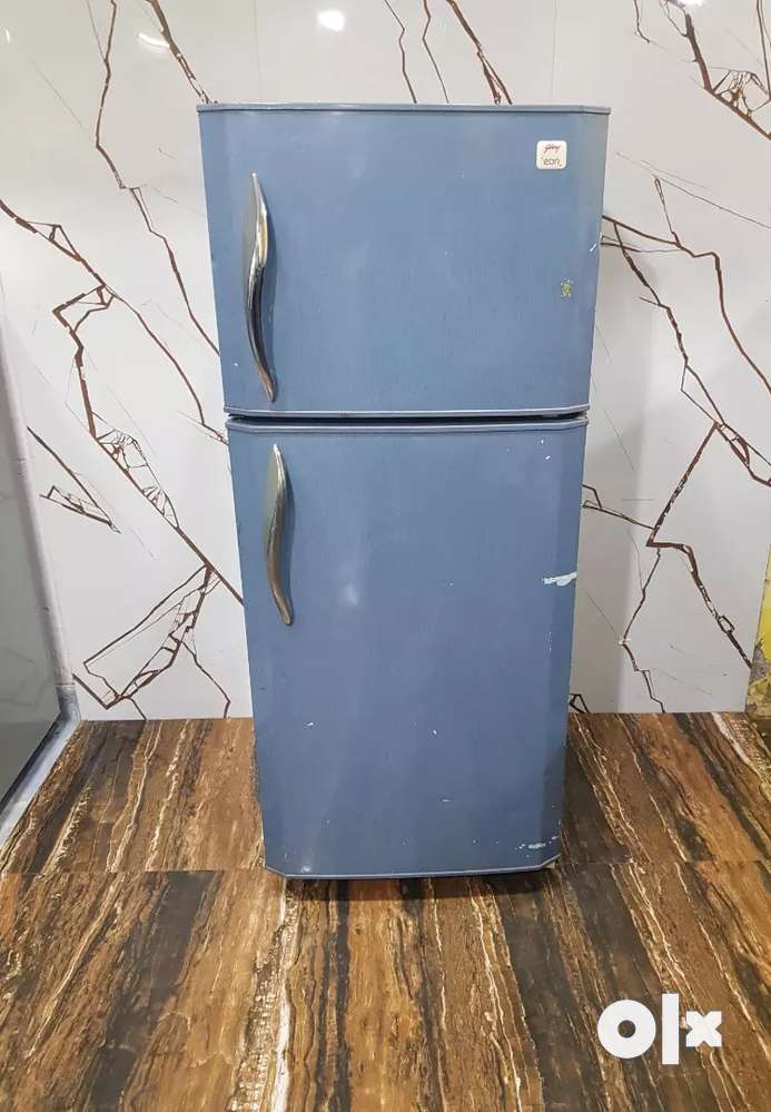 Godrej blue color double door refrigerator free home delivery