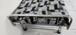 Steel seti tip top condition with cottan mattress