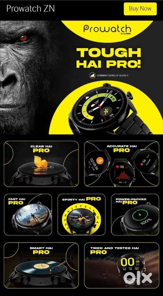 LAVA PROWATCH SMART WATCH WITH SEAL PACK