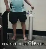 Portable oxygen cylinder