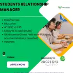Hiring  STUDENT RELATIONSHIP MANAGER
