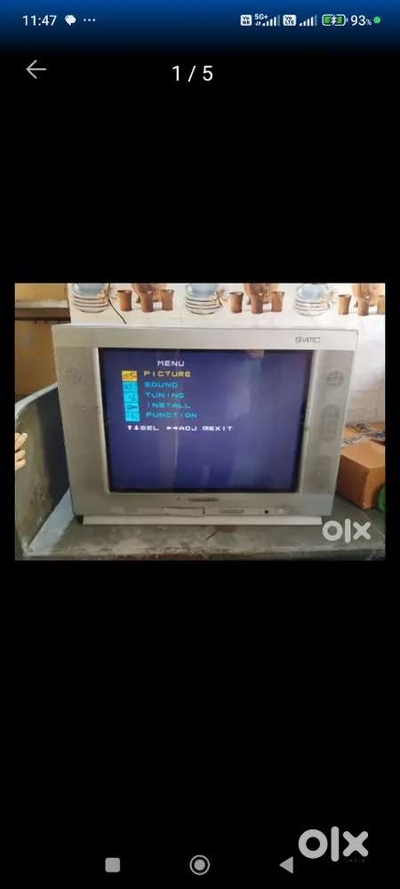 Tv Videocon big screen chalu