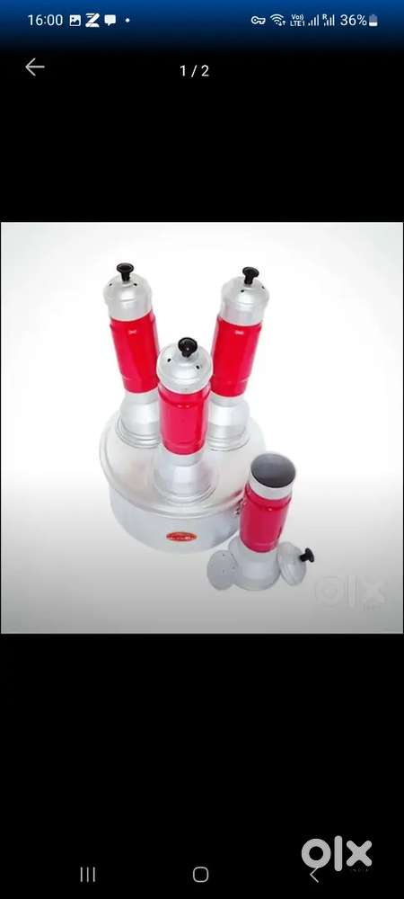 New un-used Puttu maker 3 panel