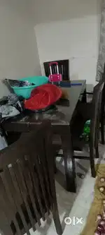 Dining table with 4 chair and 1 bench