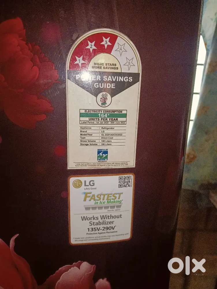 LG fridge  fast ice making