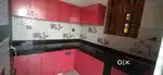 1 room set for rent furnished with AC fan almirah geyser modular kitcn