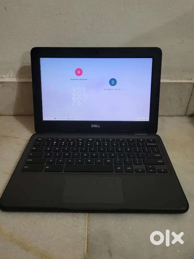It is a chrome book combany is Dell 4GB ram  touch is work power fulll