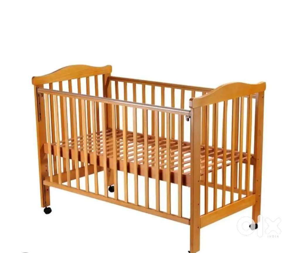 Wooden baby bed