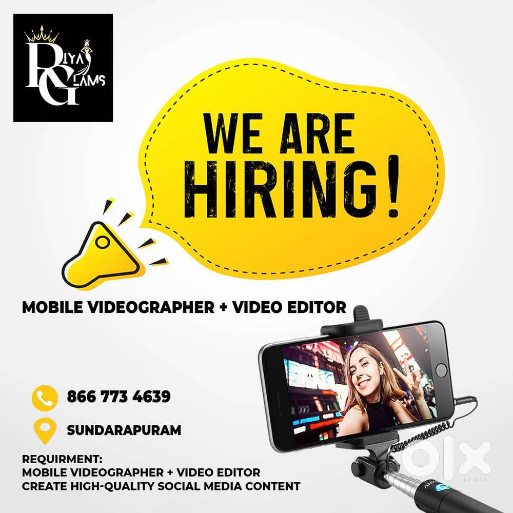 Social media account handling and mobile video shooting & editing