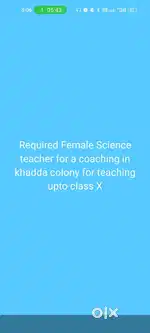 Female Science Teacher