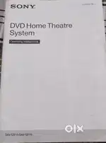 Sony DVD HOME THEATRE SYSTEM