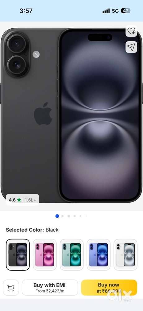 Brand new i phone 16/128gb