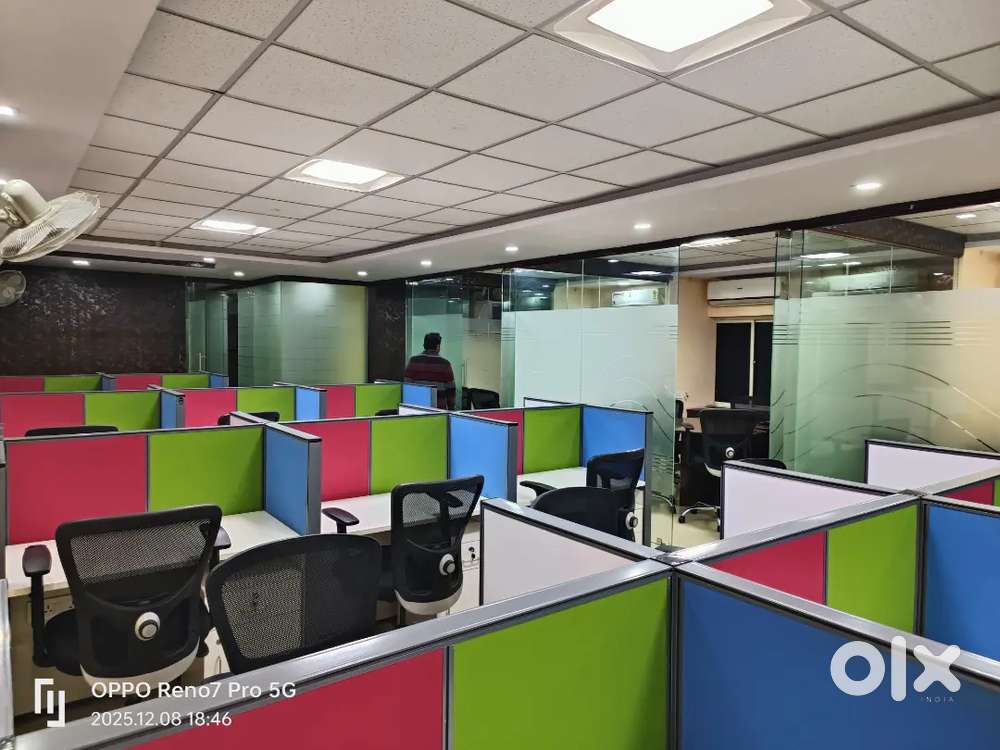 Good location commercial 20workstation office space rent in Madhapur