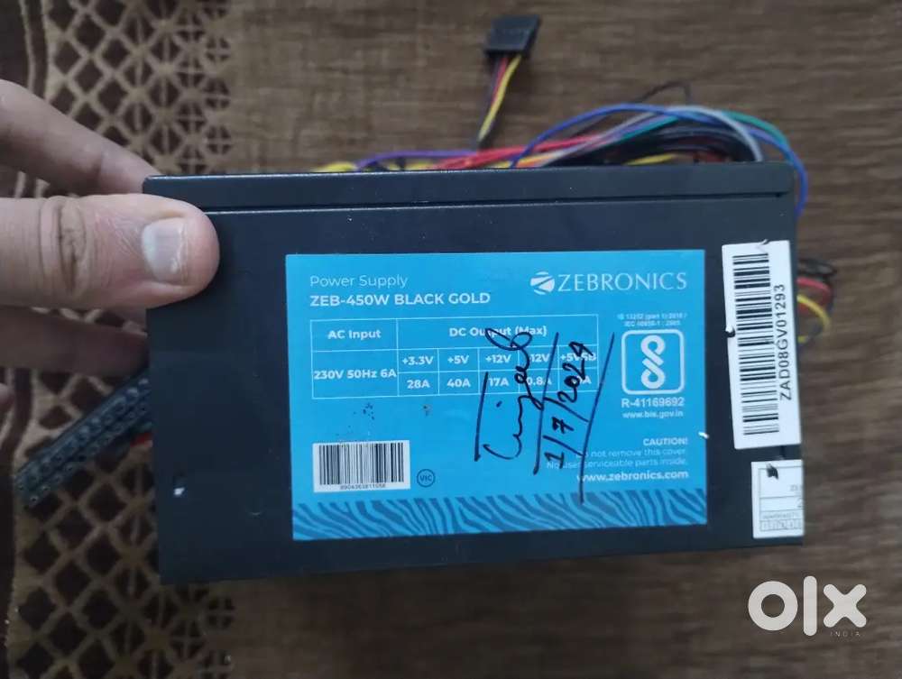 Consistent Mother Board with i3 processor and power supply