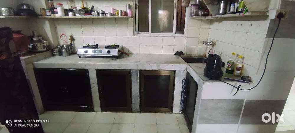 1BHK Flat, Bhatar, only 4 Floor, CCTV camera,24hr water& Torrent Power