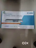 D-Link 16+2 Port Gigabit Unmanaged PoE Switch  DGS-F1018P-E 16-1000M