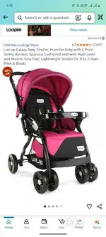 For Sale: Baby Stroller/Pram – LuvLap Brand