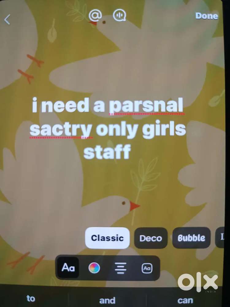 Parsna sactry for girls