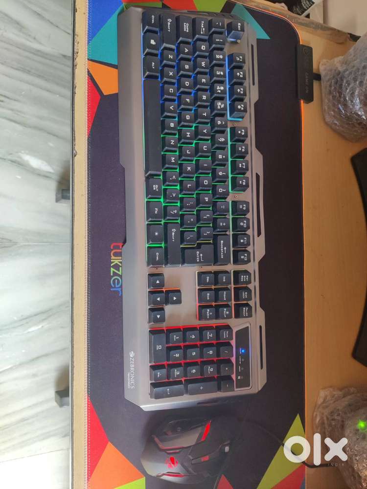 Zebronics Keyboard and Mouse change multi colour.