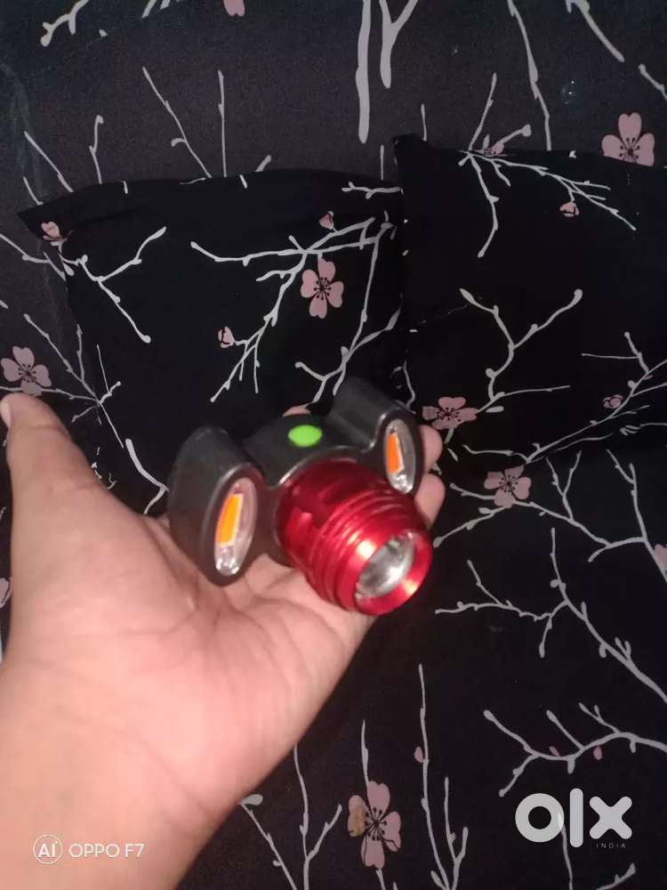 Cycle high beam flashlight